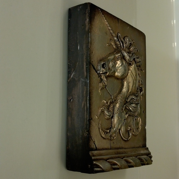 Sid Dickens, S-193 "Virtue" silver unicorn Memory-Block tile *Rare & Retired* - Picture 2 of 8